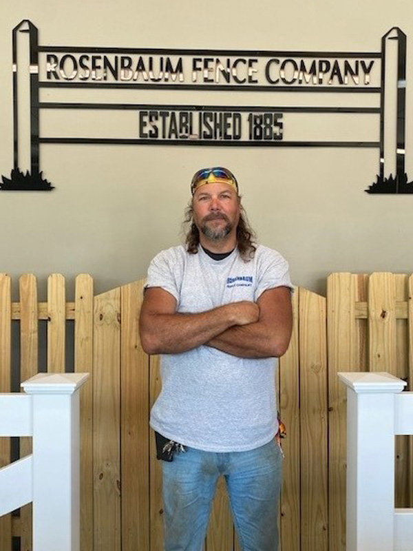 Rosenbaum Fence Company owner