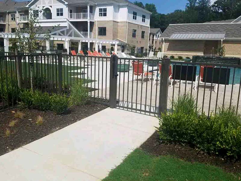 Commercial Aluminum Pool Fencing in Hampton Virginia