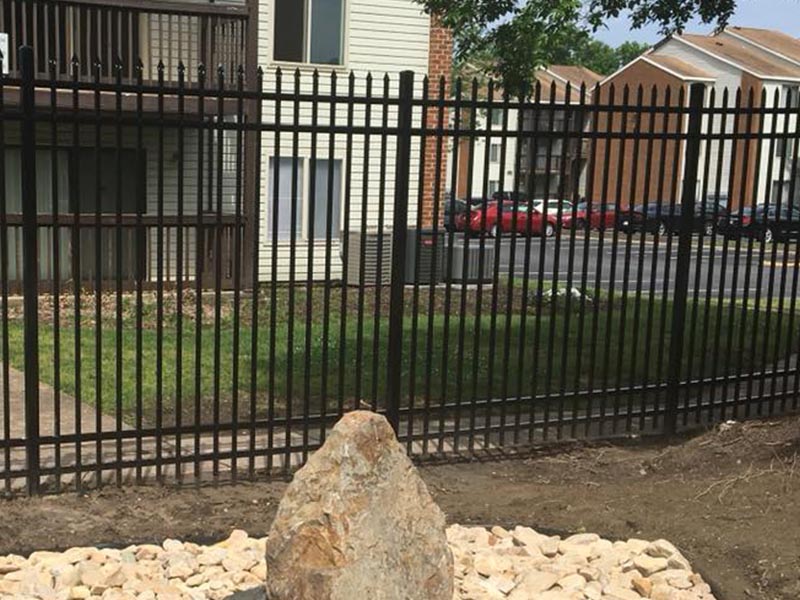 Commercial Ornamental Steel Decorative Fencing in Hampton Virginia