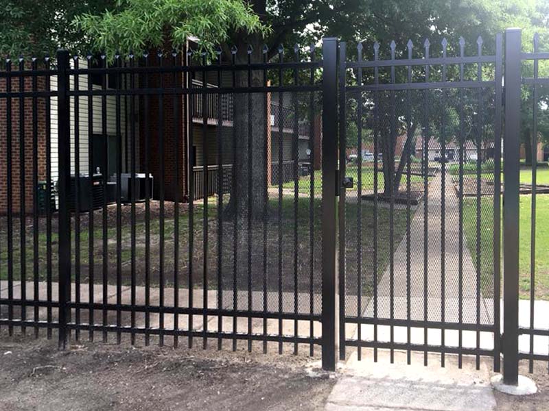 Commercial Ornamental Steel Dog Fencing in Hampton Virginia