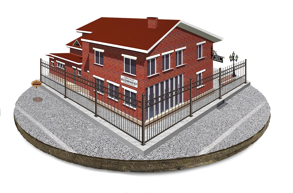 Commercial Ornamental Steel Fence Company In Hampton VA and the surrounding area