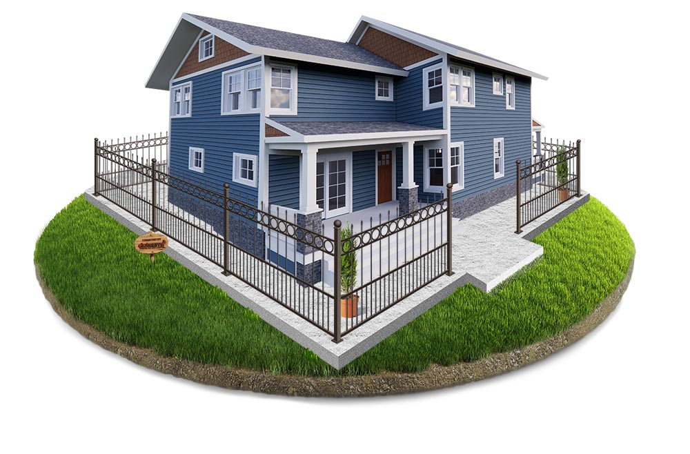 Residential Ornamental Steel Fence Company In Hampton VA and the surrounding area