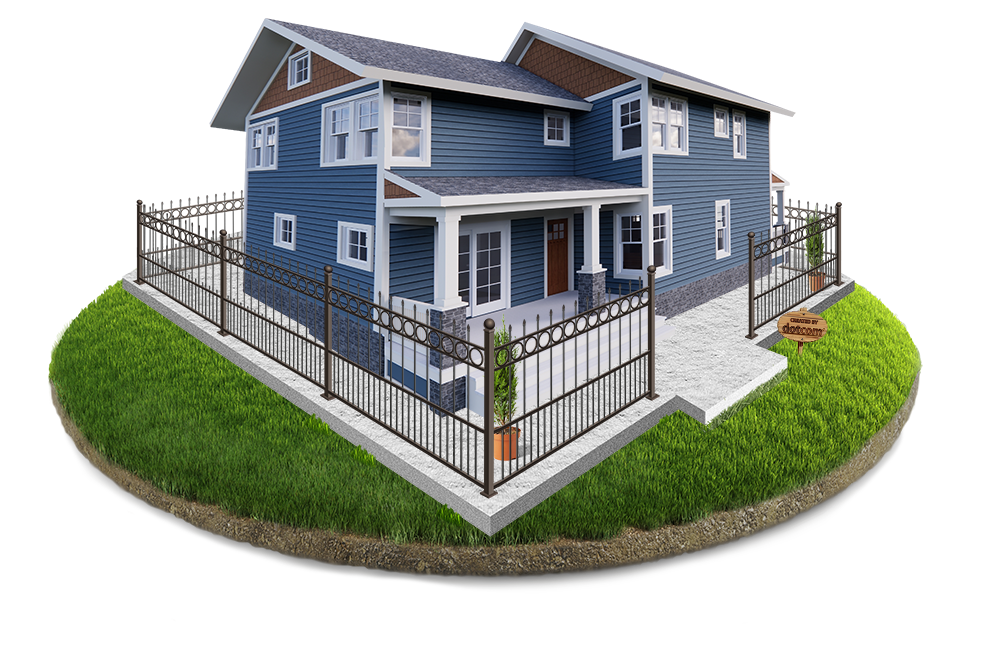 Ornamental steel fence contractor in the Hampton VA and the surrounding area.