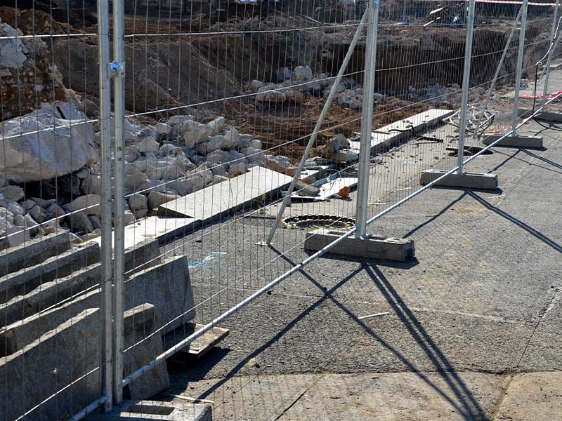 Temporary-site-security Fencing in Hampton Virginia
