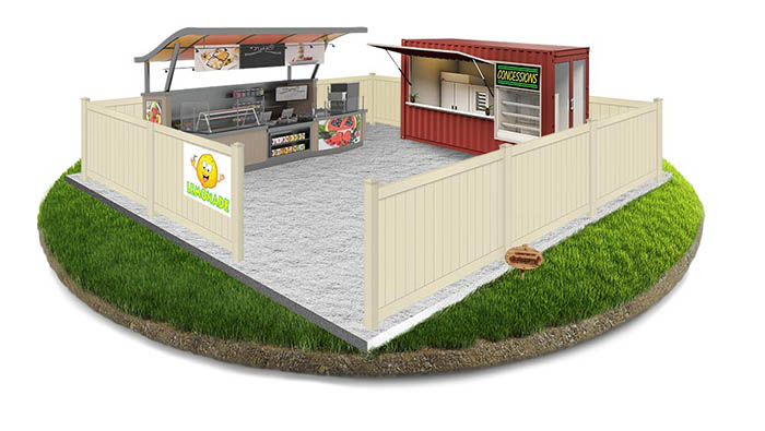 Commercial Vinyl Fence Company In Hampton VA and the surrounding area