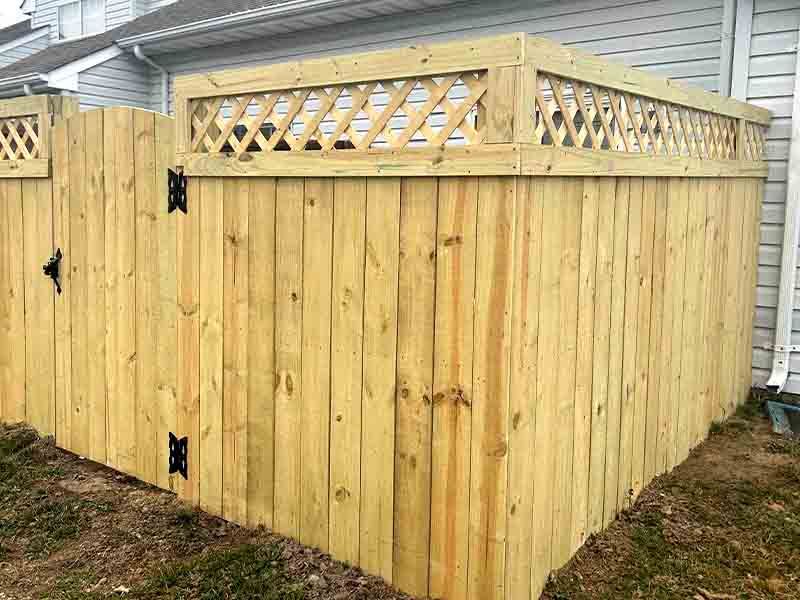 Wood Decorative Fencing in Hampton Virginia