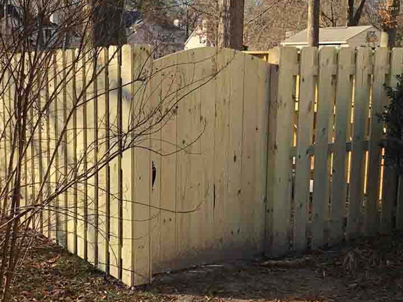 Wood Pool Fencing in Hampton Virginia